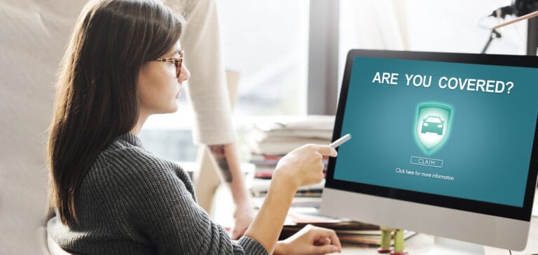 Girl Infront of Laptop